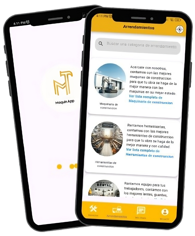Interfaz de MaquinApp